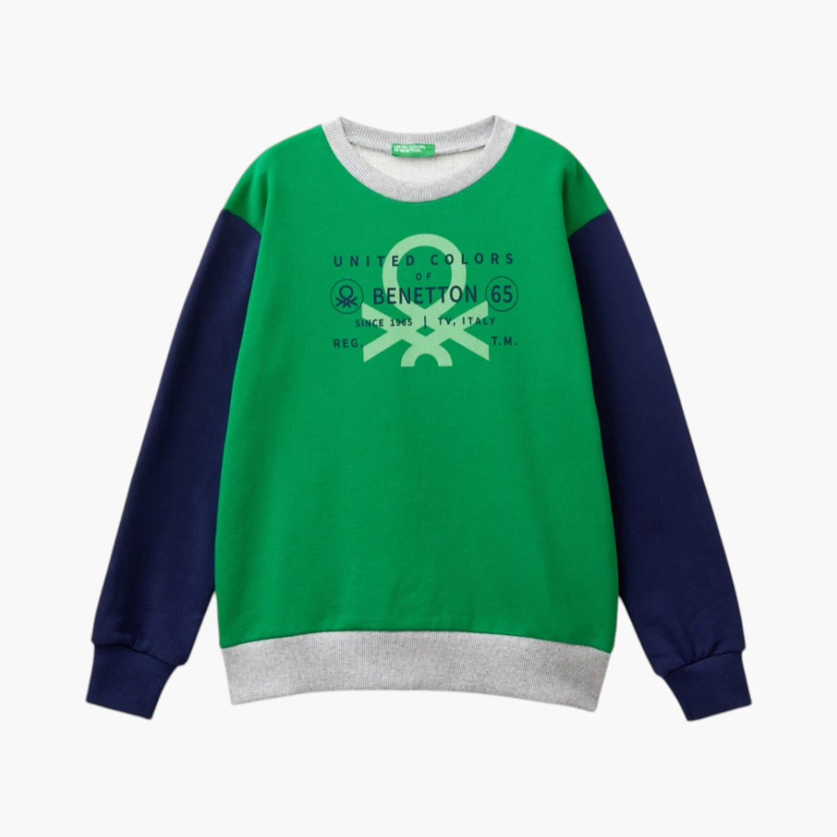 Benetton Sweatshirt With Logo Print | LEVISONS