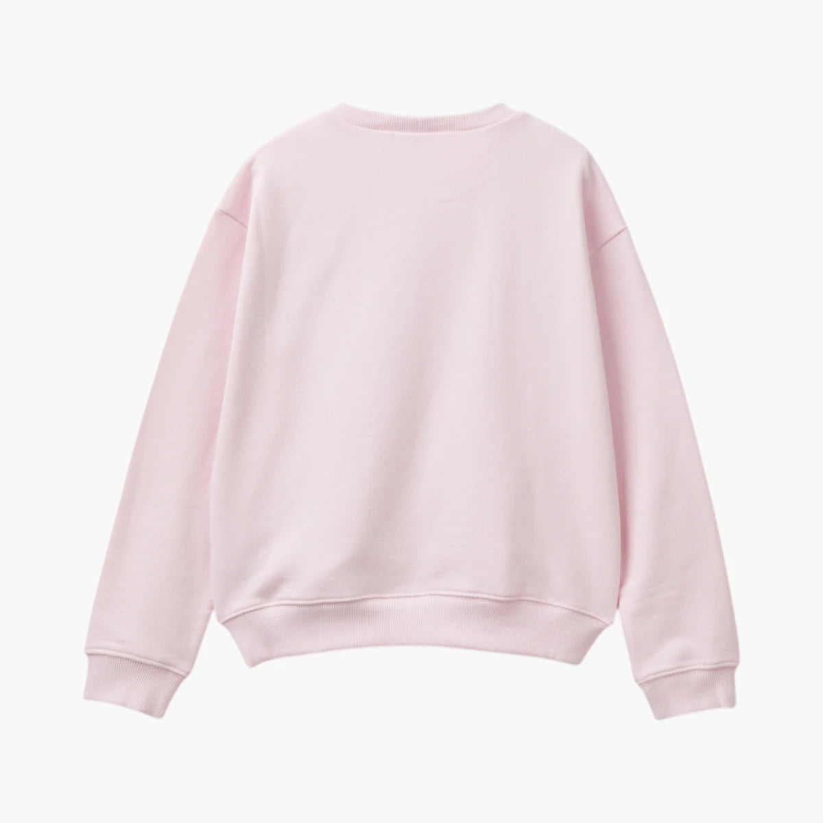 Benetton 100% Cotton Sweatshirt With Glittery Logo | LEVISONS