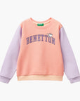 United Colors Of Benetton 100% Organic Cotton Sweatshirt With Logo | LEVISONS