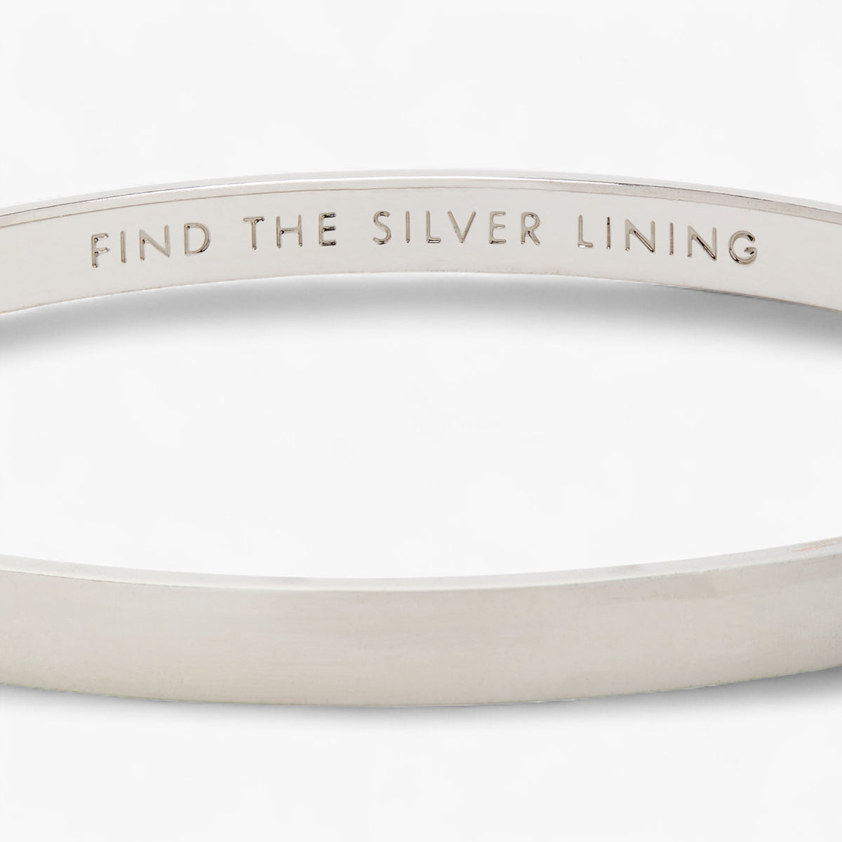 Kate Spade Silver Lining Idiom Bangle | LEVISONS