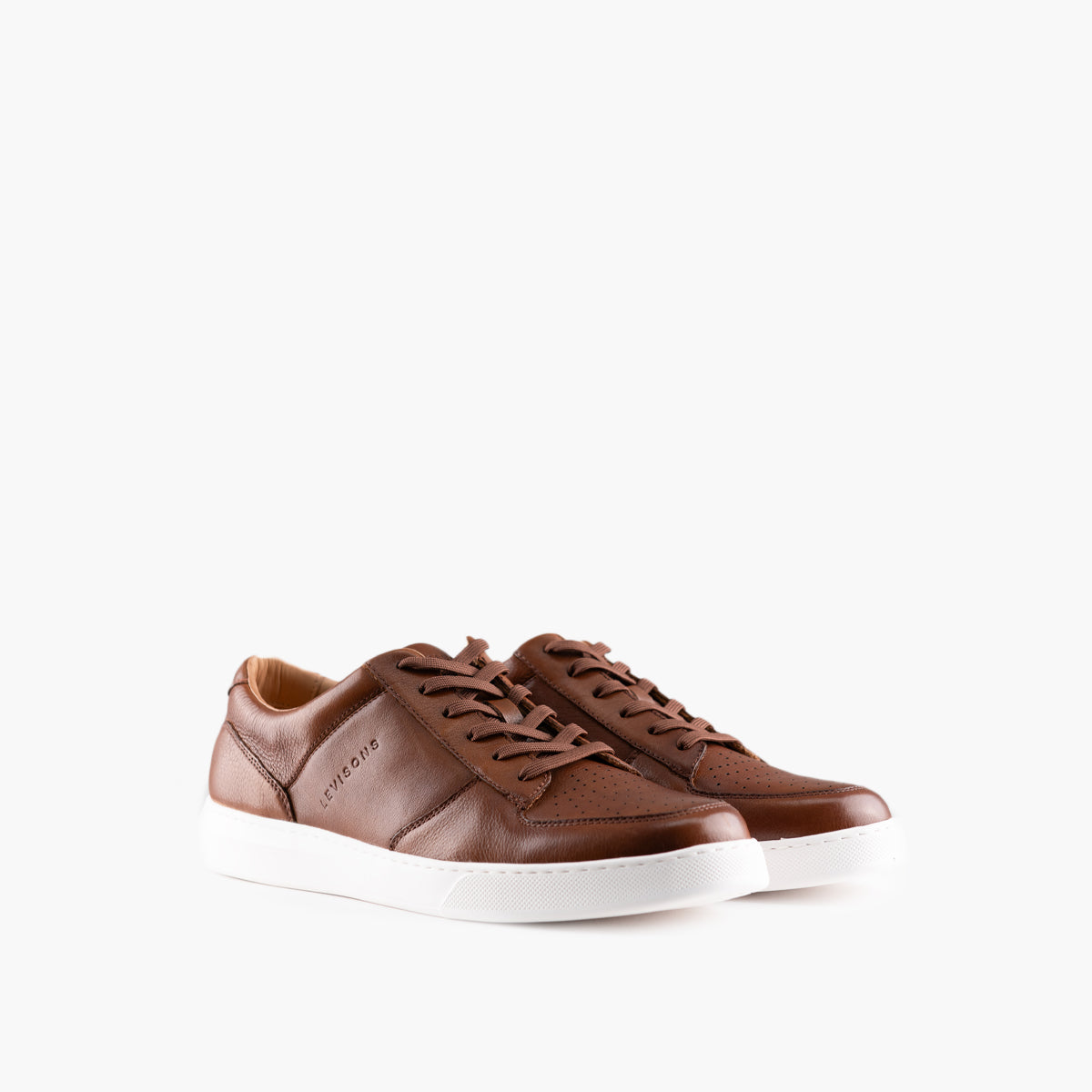 Levisons Classic Tan Court Sneakers | LEVISONS