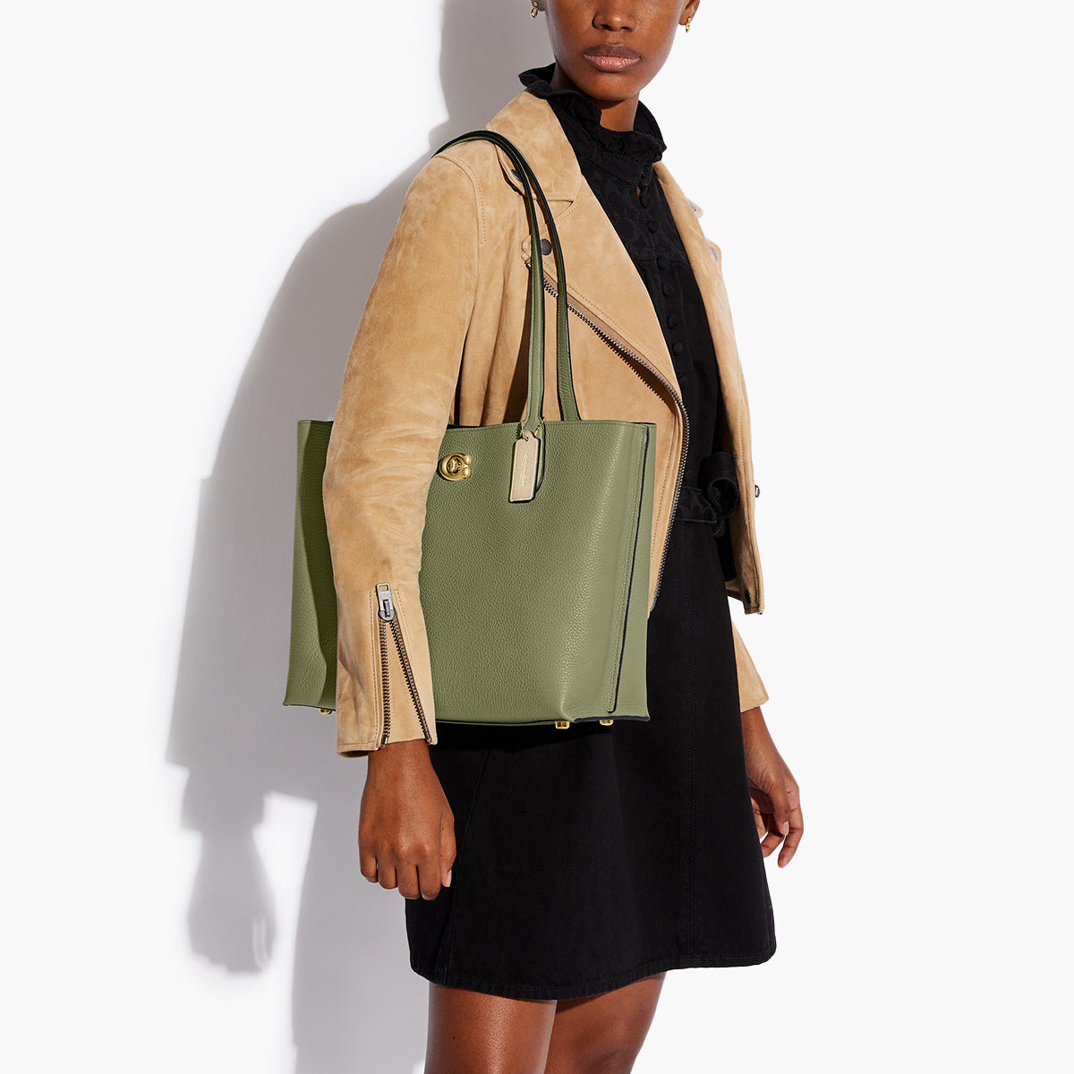 Coach Willow Tote In Colorblock | LEVISONS