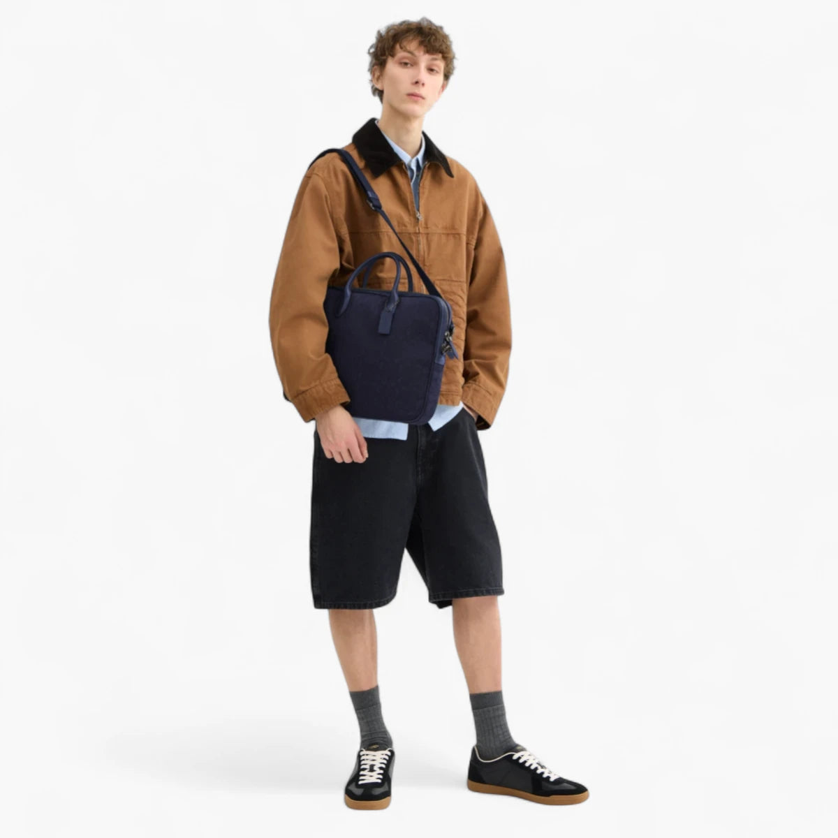 Coach Theo Work Bag In Signature Jacquard | LEVISONS