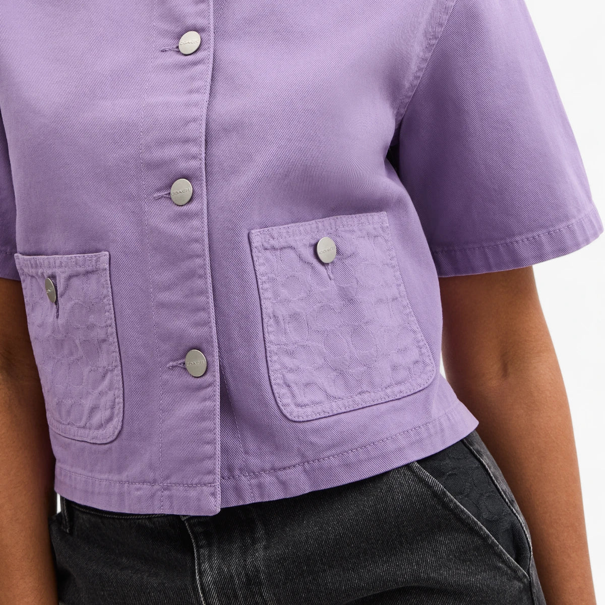 Coach Denim Short Sleeve Top | LEVISONS