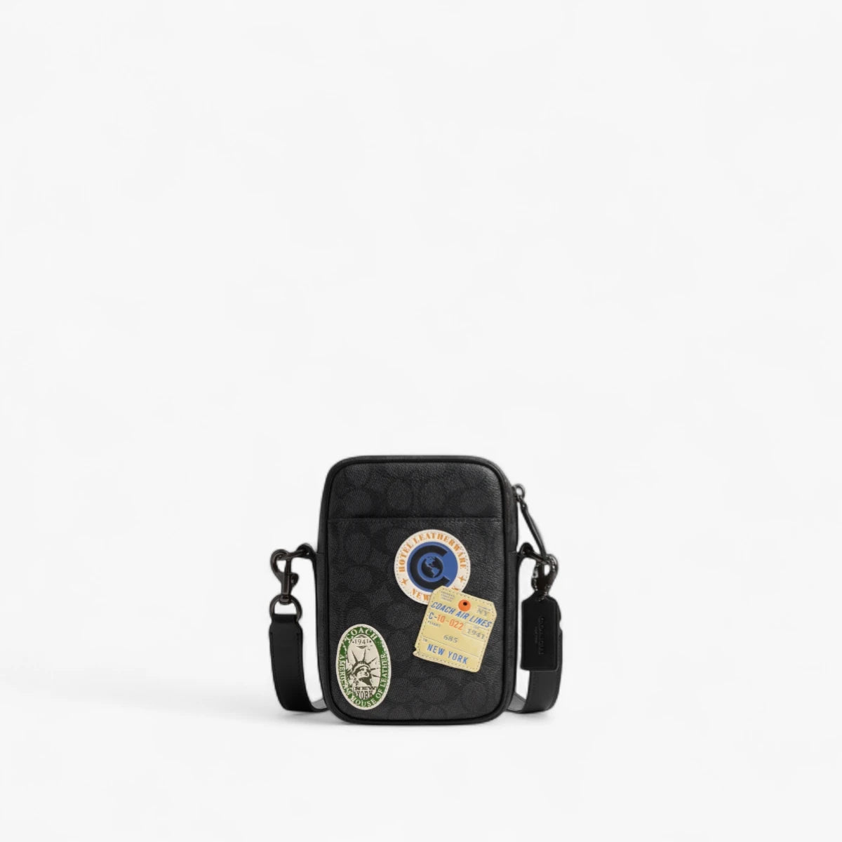 Coach Hitch Crossbody In Signature Canvas With Patches | LEVISONS