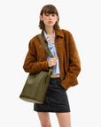 Coach Natural Grain Leather Bleecker Bucket Bag | LEVISONS