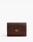 Coach Refined Calf Leather Essential Flap Card Case | LEVISONS