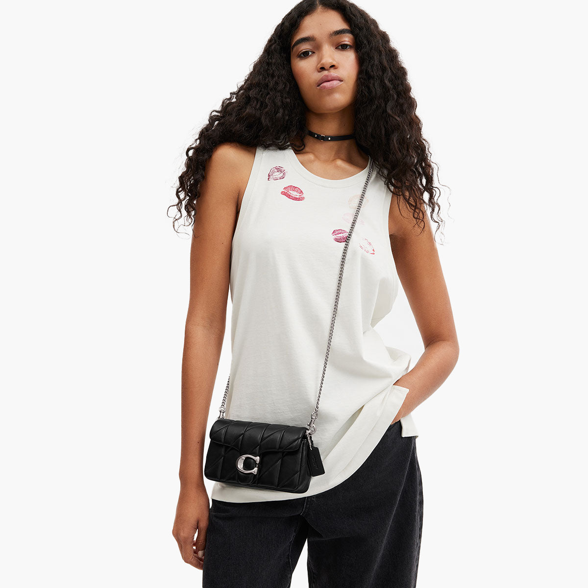 Tabby Crossbody Wristlet With Pillow Quilting Levisons