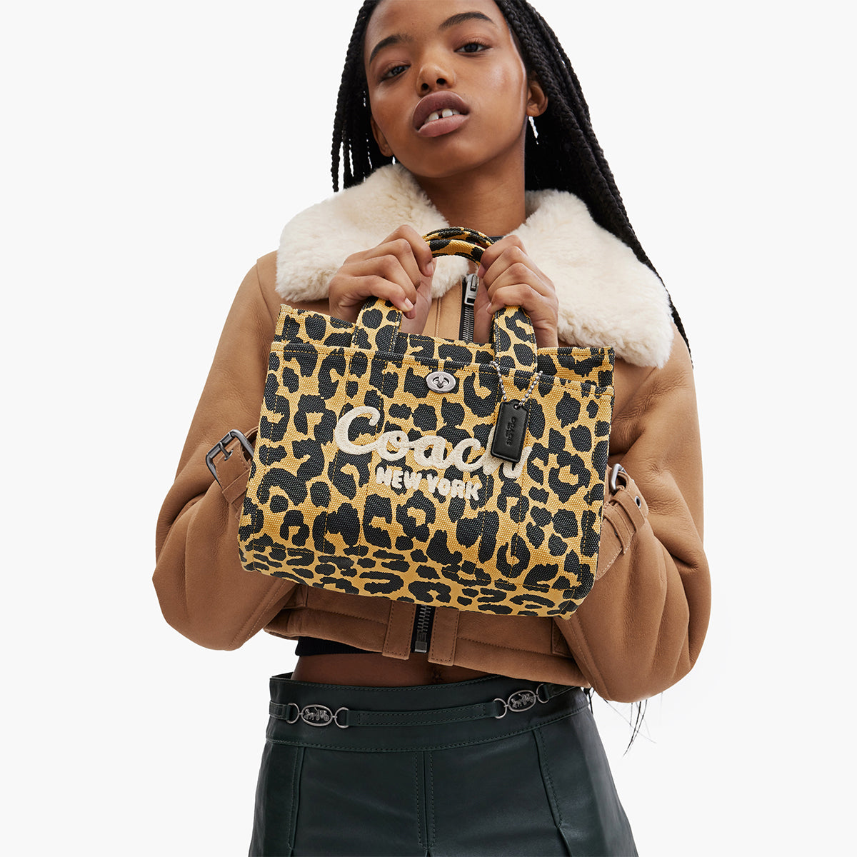 Coach Cargo Tote Bag 26 With Leopard Print | LEVISONS