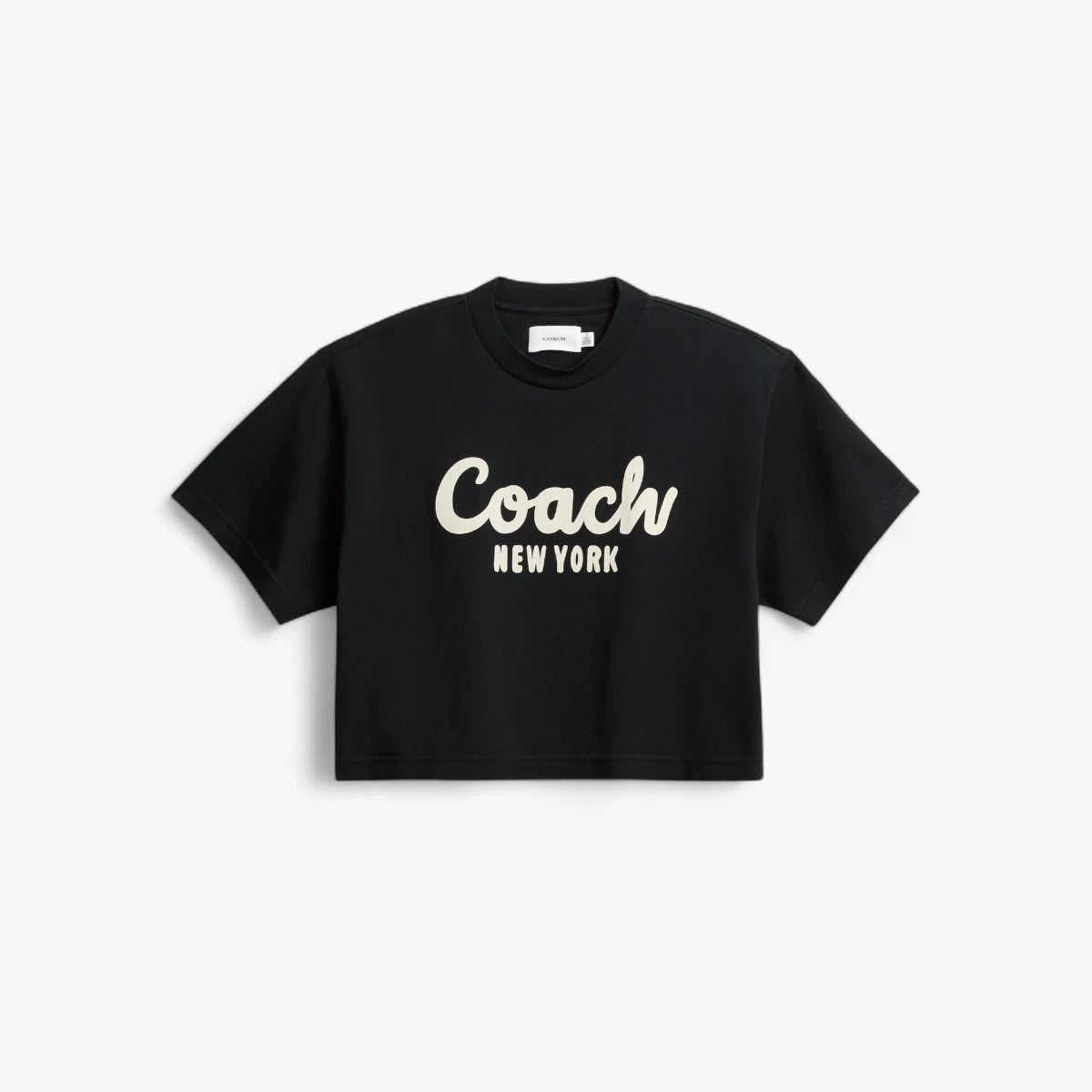 Cursive Signature Cropped T Shirt – Levisons