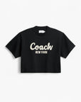 Coach Cursive Signature Cropped T Shirt | LEVISONS
