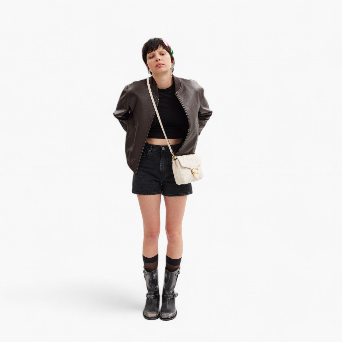 Coach Times Square Tabby Shoulder Bag With Quilting | LEVISONS