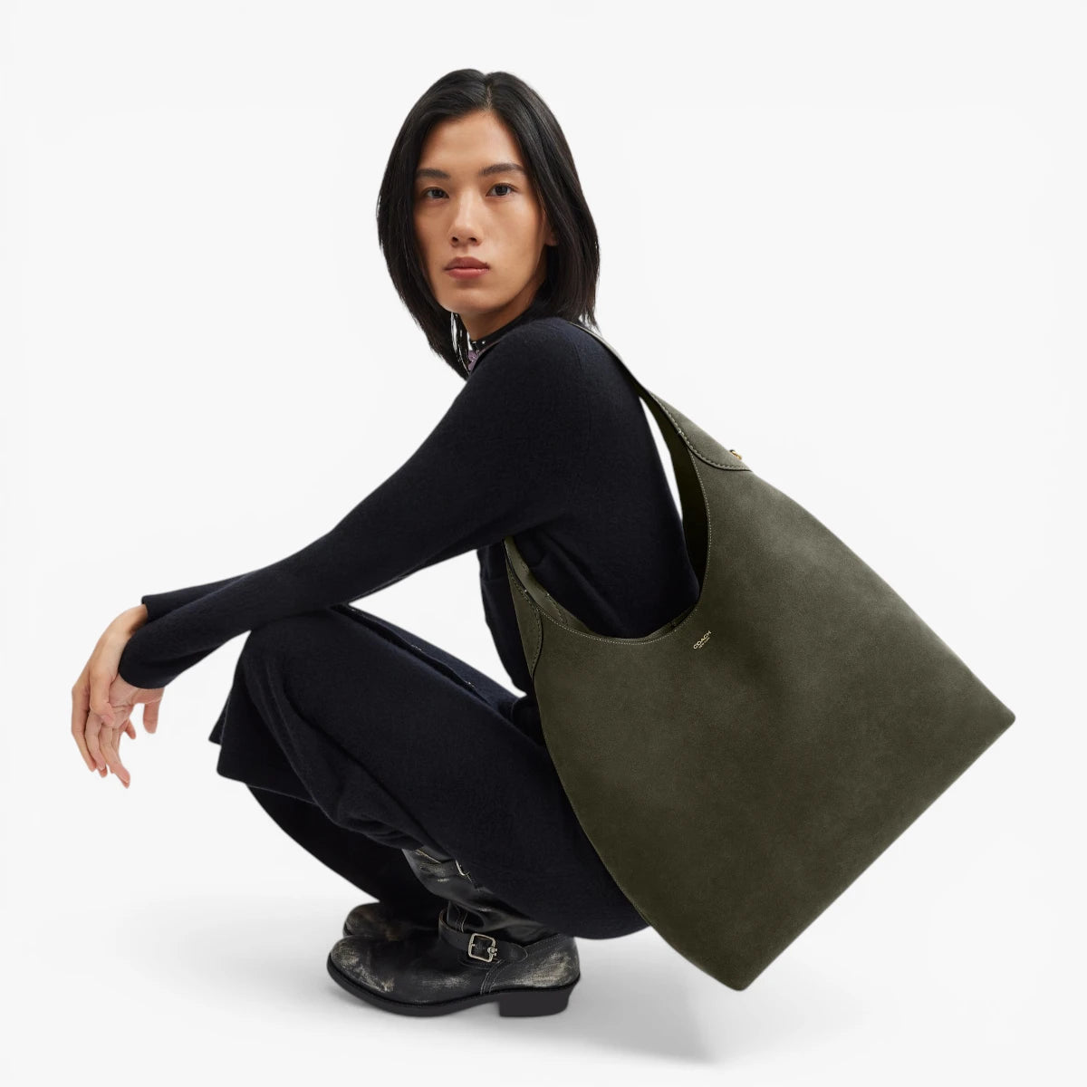 Coach Suede Brooklyn Shoulder Bag 39 | LEVISONS