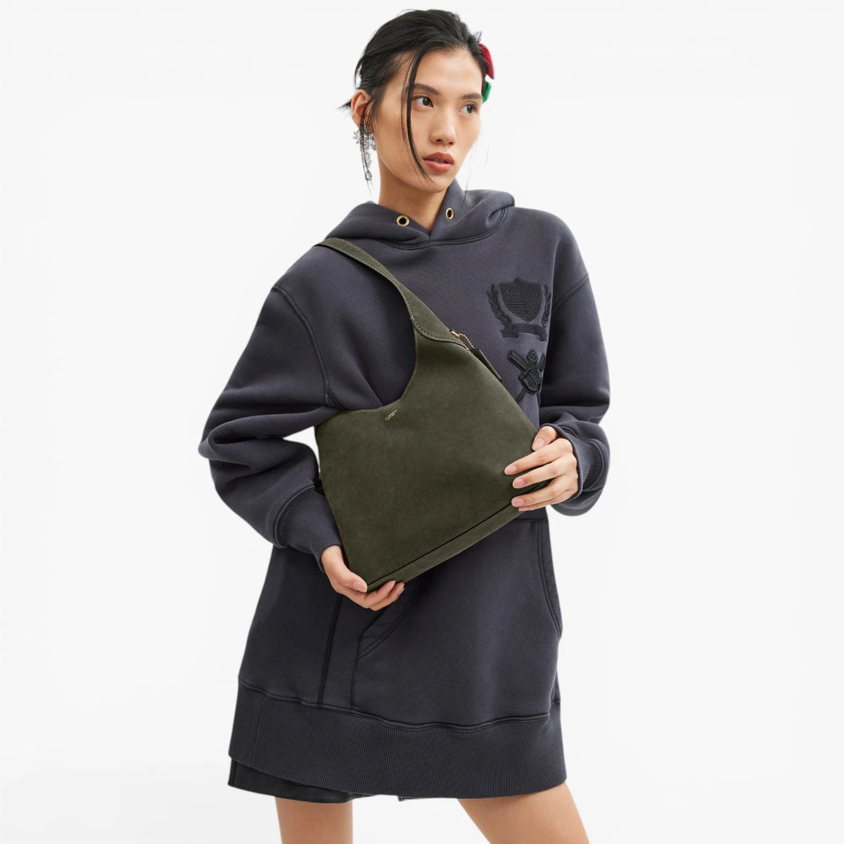 Coach Suede Brooklyn Shoulder Bag 28 | LEVISONS