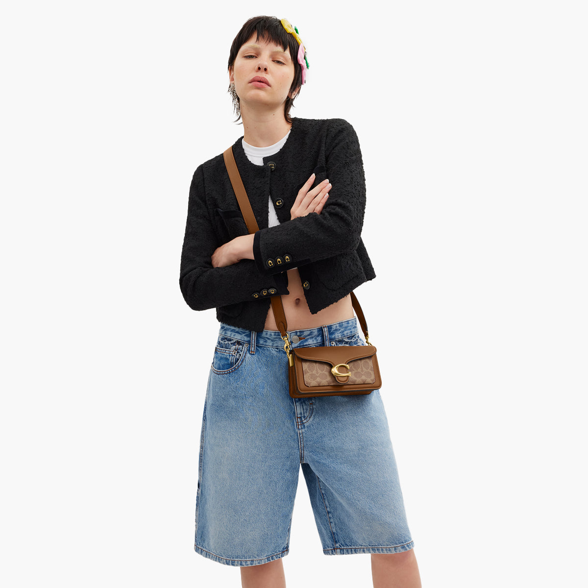 Coach Coated Canvas Signature Tabby Shoulder Bag 20 Refresh | LEVISONS