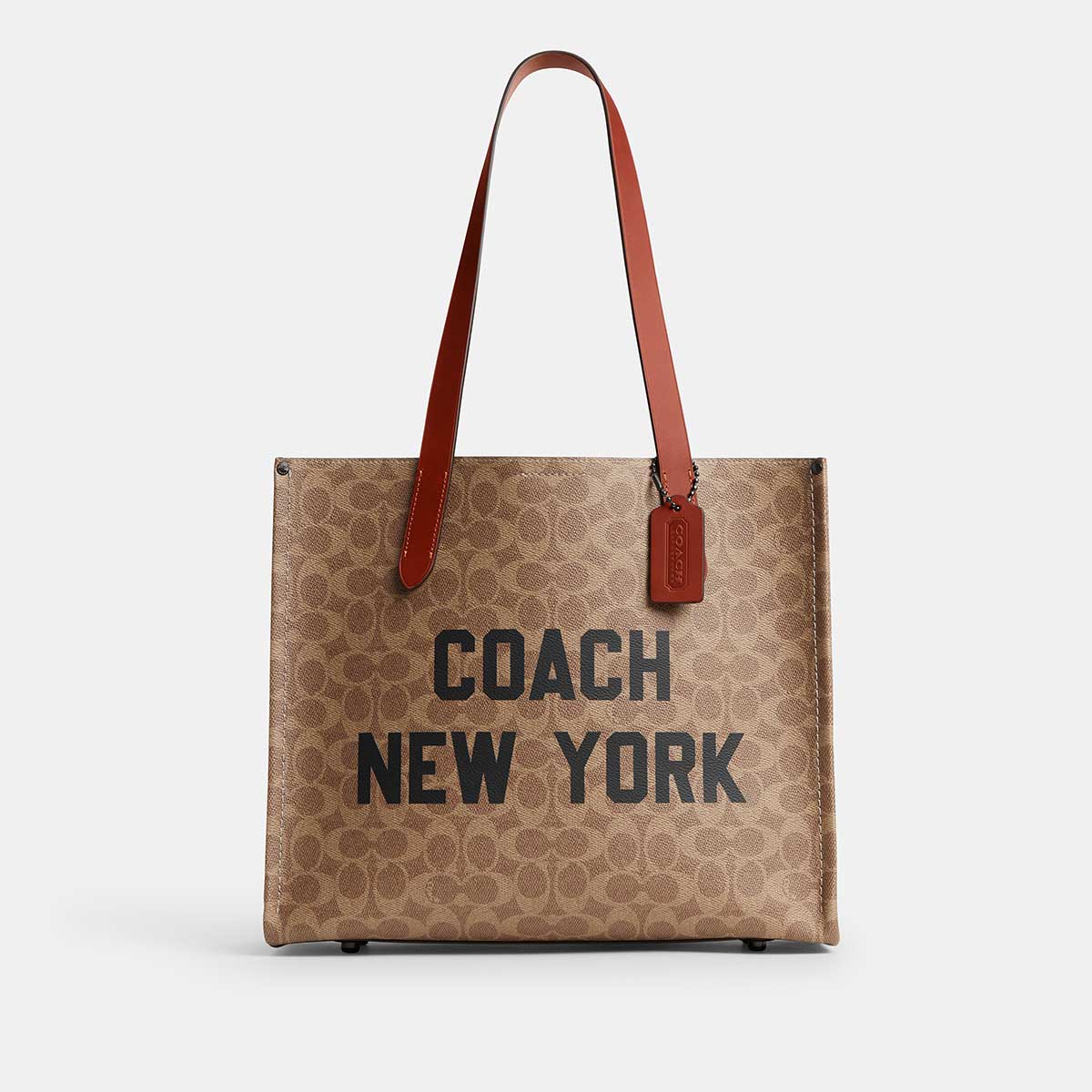 Coach Relay Tote Bag 34 In Signature Canvas With Coach Graphic | LEVISONS