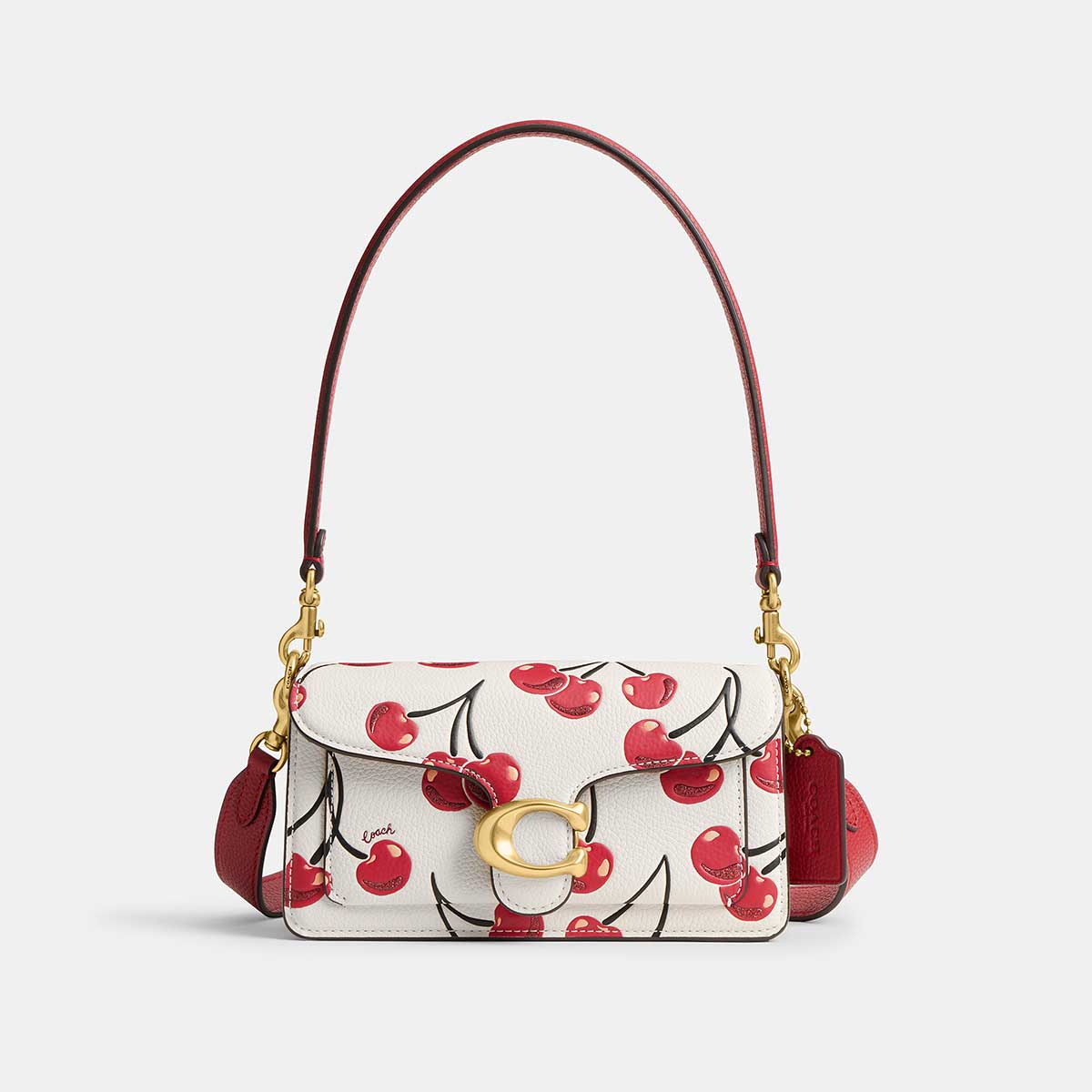 Coach Tabby Shoulder Bag 20 With Cherry Print | LEVISONS