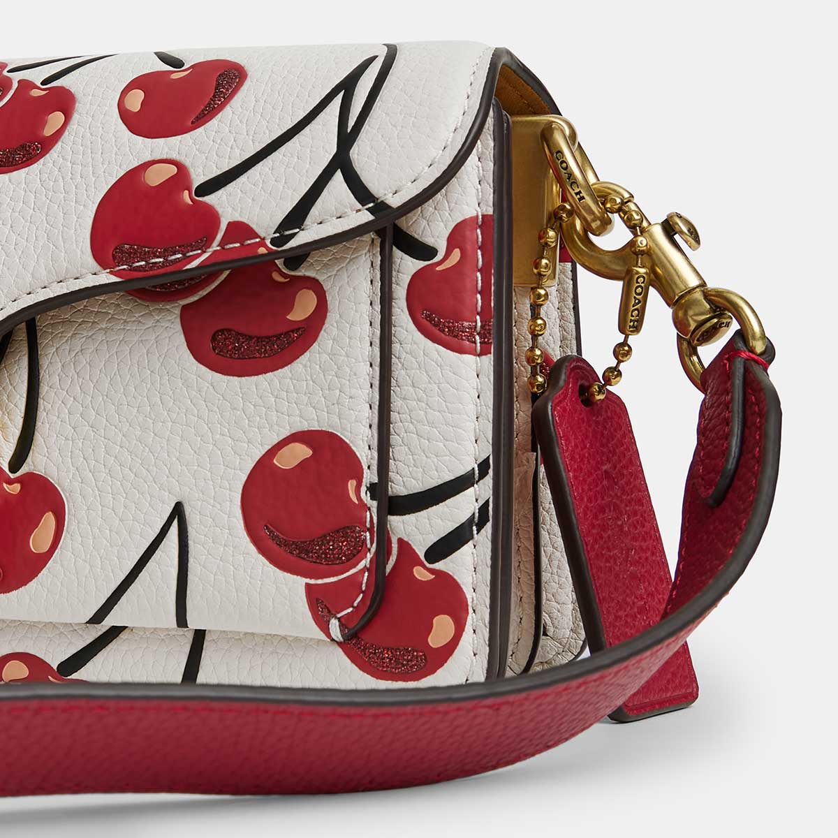 Coach Tabby Shoulder Bag 20 With Cherry Print | LEVISONS