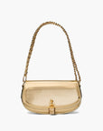 Michael Kors Mila Small Metallic Leather Shoulder Bag | LEVISONS