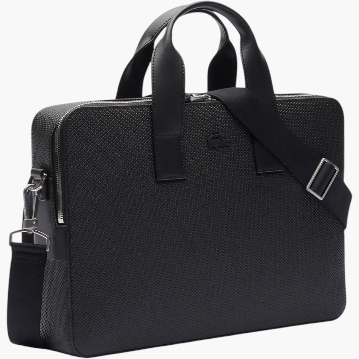 Lacoste Chantaco Leather Laptop Bag | LEVISONS