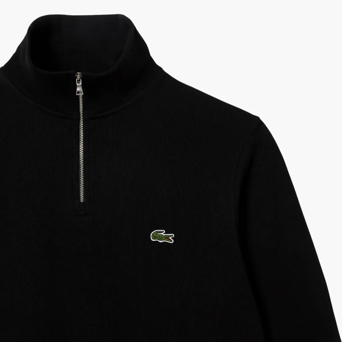 Lacoste Zip-Up High Neck Interlock Sweatshirt | LEVISONS