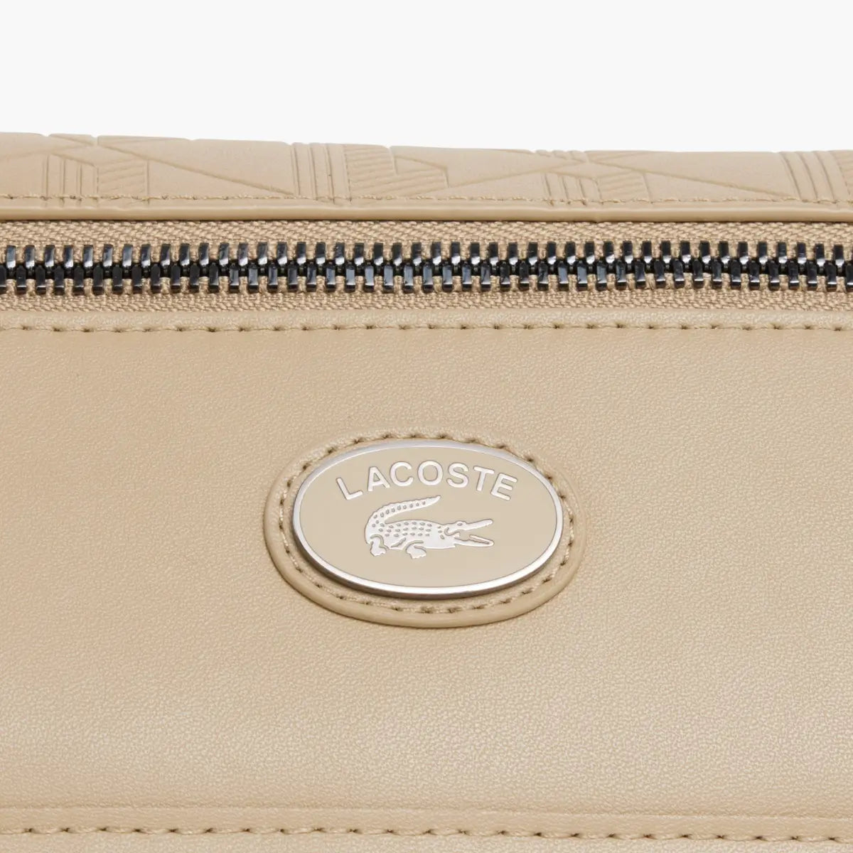 Lacoste Small Monogram Leather Flap Satchel | LEVISONS