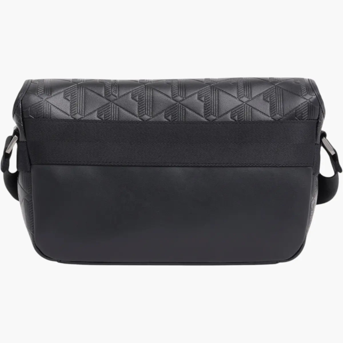 Lacoste Small Monogram Leather Flap Satchel | LEVISONS