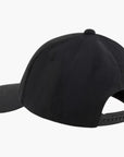 Armani Exchange Black Cotton Cap With Gold Logo Patch And An Adjustable Back | LEVISONS
