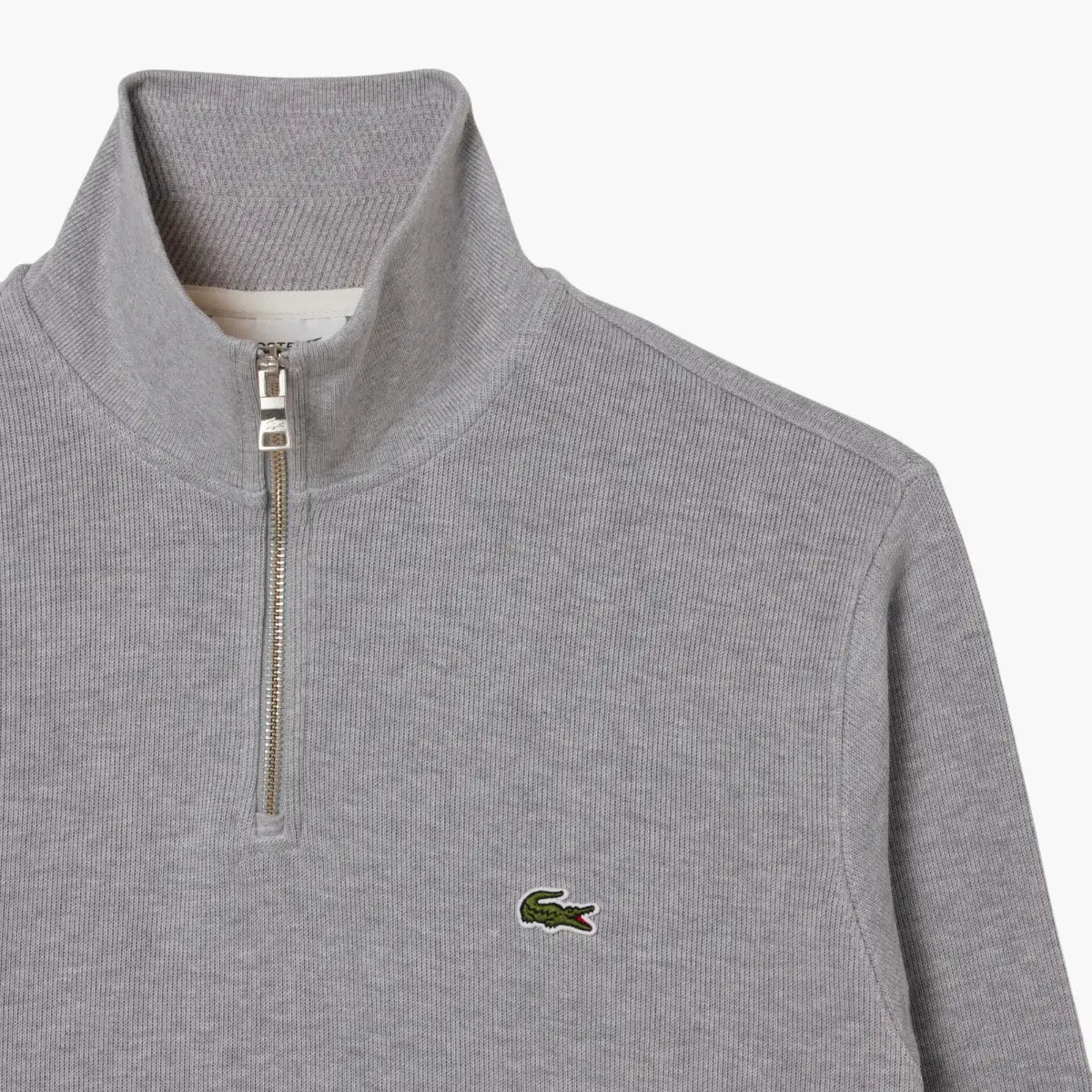 Lacoste Zip-Up High Neck Interlock Sweatshirt | LEVISONS