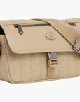 Lacoste Small Monogram Leather Flap Satchel | LEVISONS