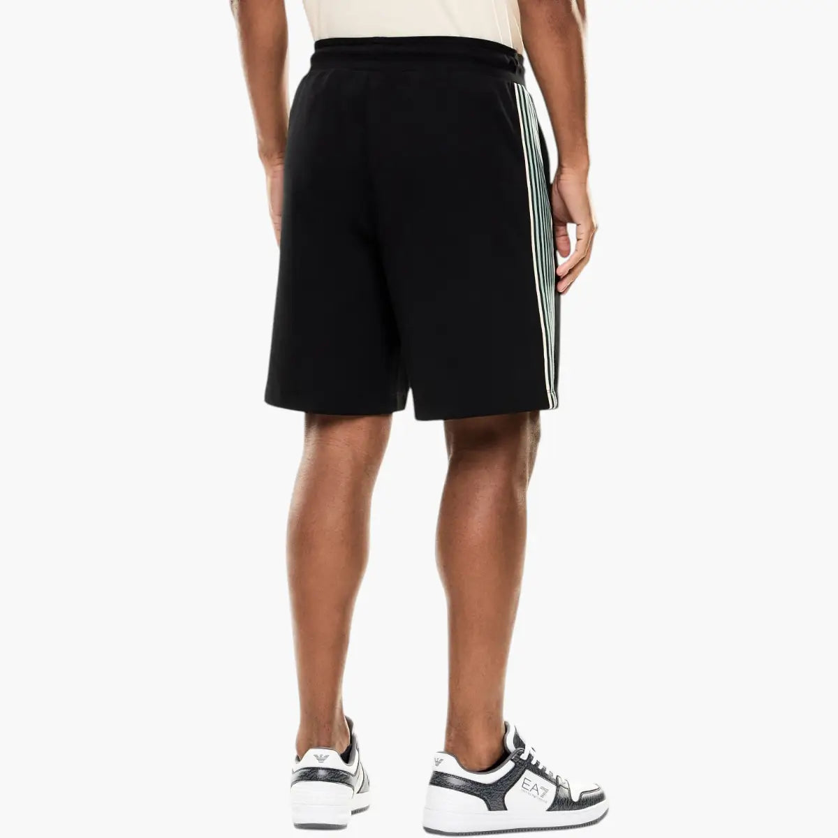 EA7 Logo Series Shorts With Grosgrain Details | LEVISONS