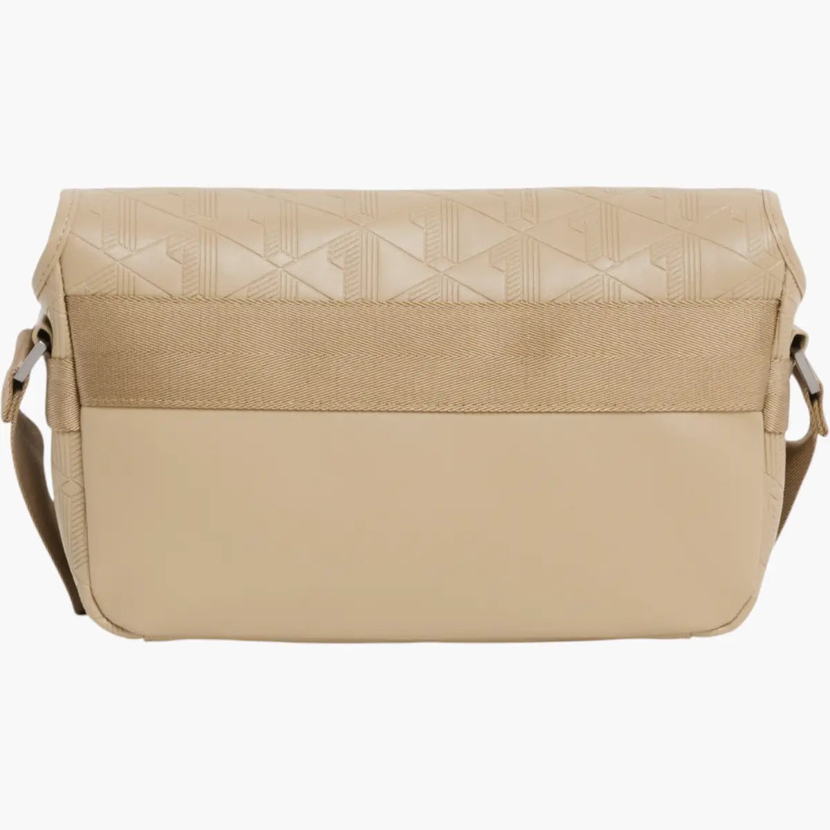 Lacoste Small Monogram Leather Flap Satchel | LEVISONS