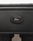 Lacoste Small Monogram Leather Flap Satchel | LEVISONS