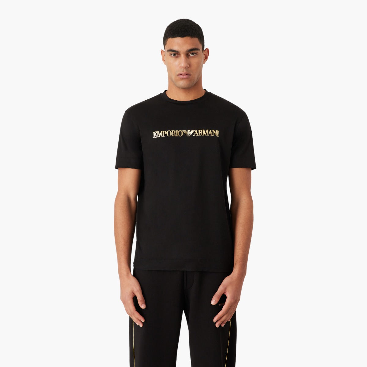 Tencel-Blend Jersey T-Shirt With Gold Logo – Levisons