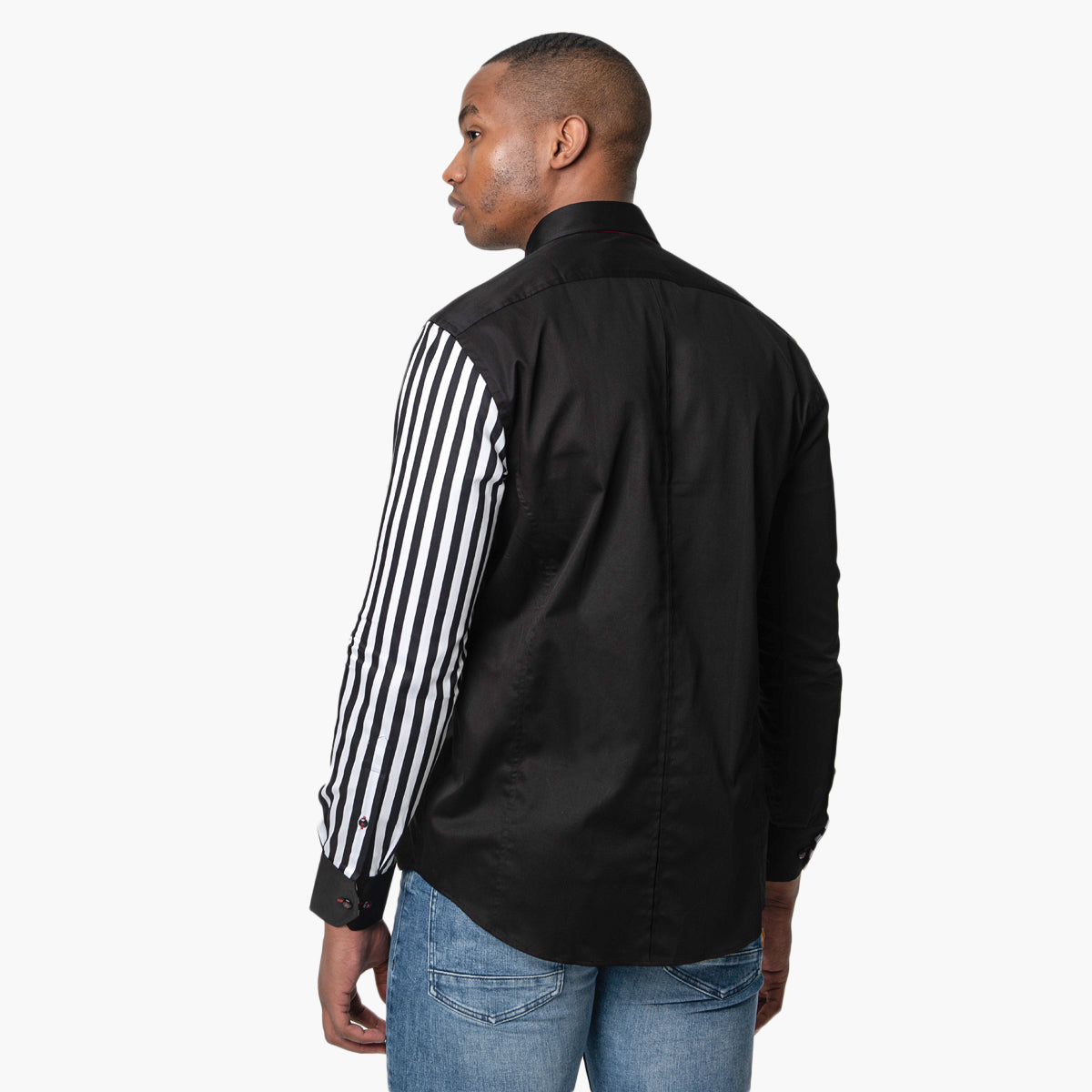 Levisons Striped Black Shirt | LEVISONS