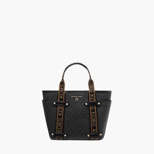 Maeve Tote Bag with Logo Taping