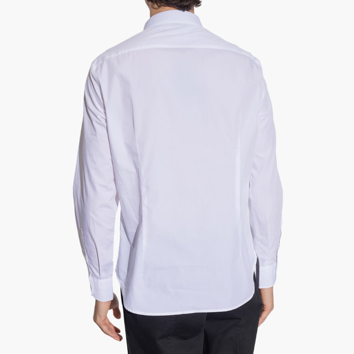 Emporio Armani Shirt With Milano Logo In Embossed Fabric On The Pocket | LEVISONS