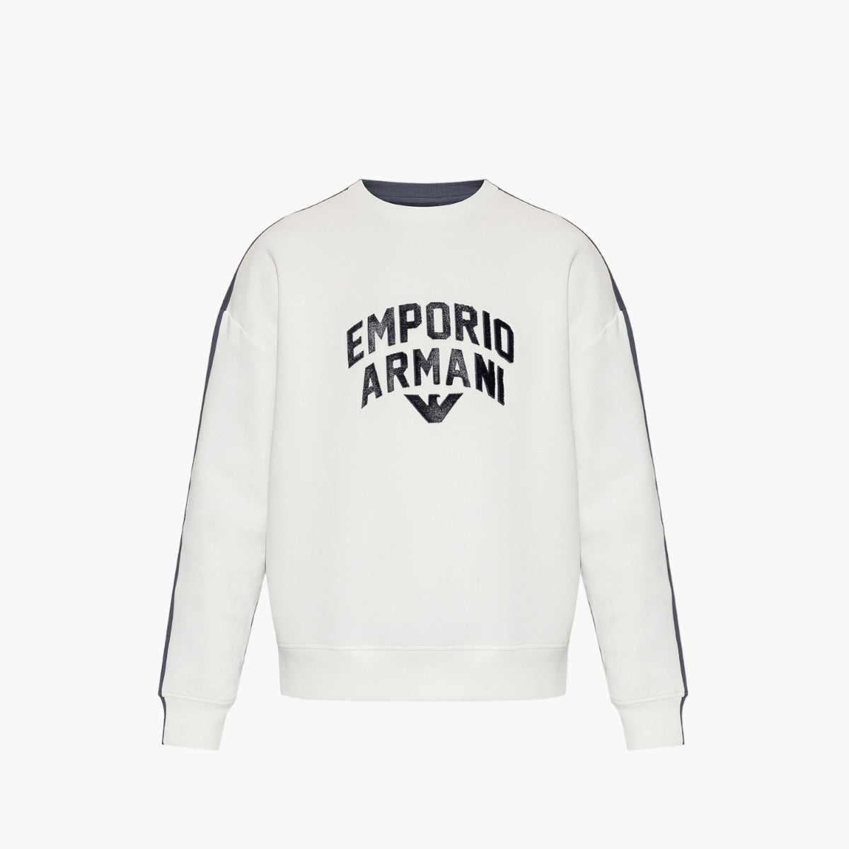 Emporio Armani Sweatshirt With Velvet Flocked Logo | LEVISONS