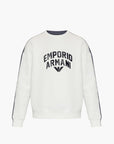Emporio Armani Sweatshirt With Velvet Flocked Logo | LEVISONS