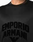 Emporio Armani Tencel-Blend Jersey T-Shirt With Embossed 3D Logo | LEVISONS