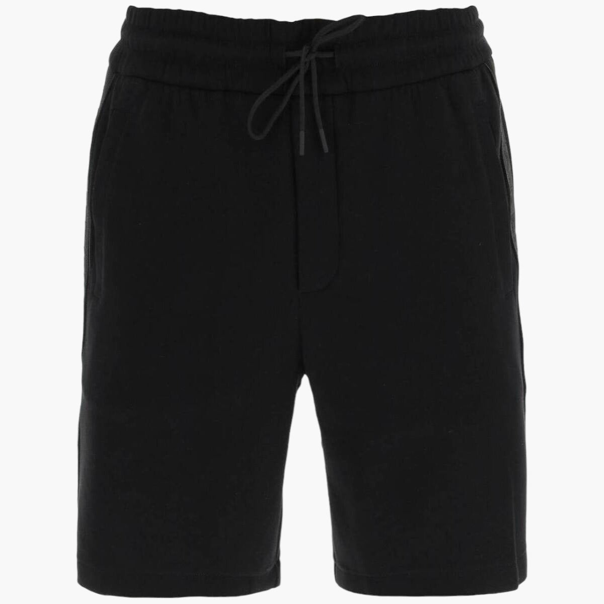 Emporio Armani Double Jersey Shorts With Logo Band | LEVISONS