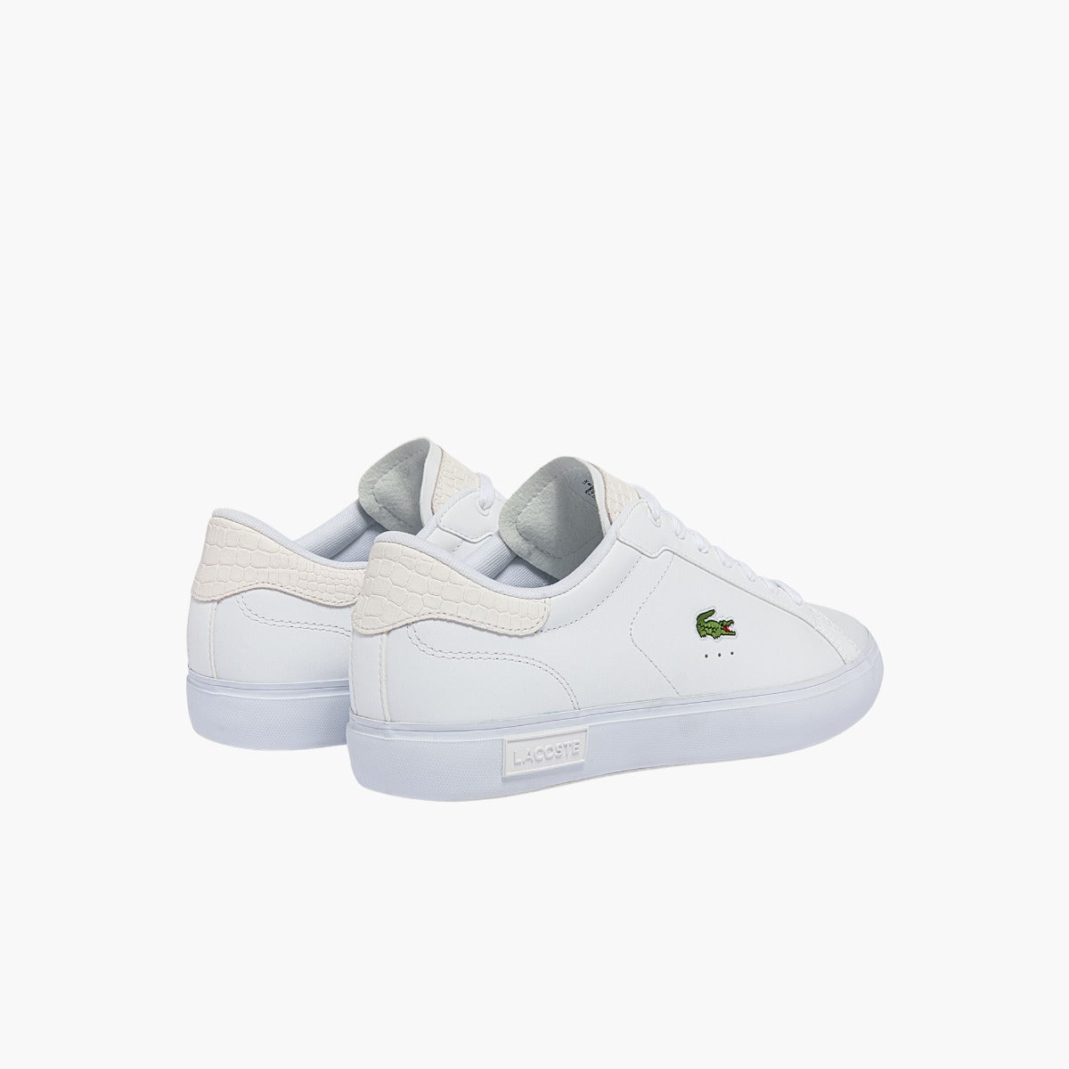 Lacoste Powercourt Burnished Leather Sneakers | LEVISONS