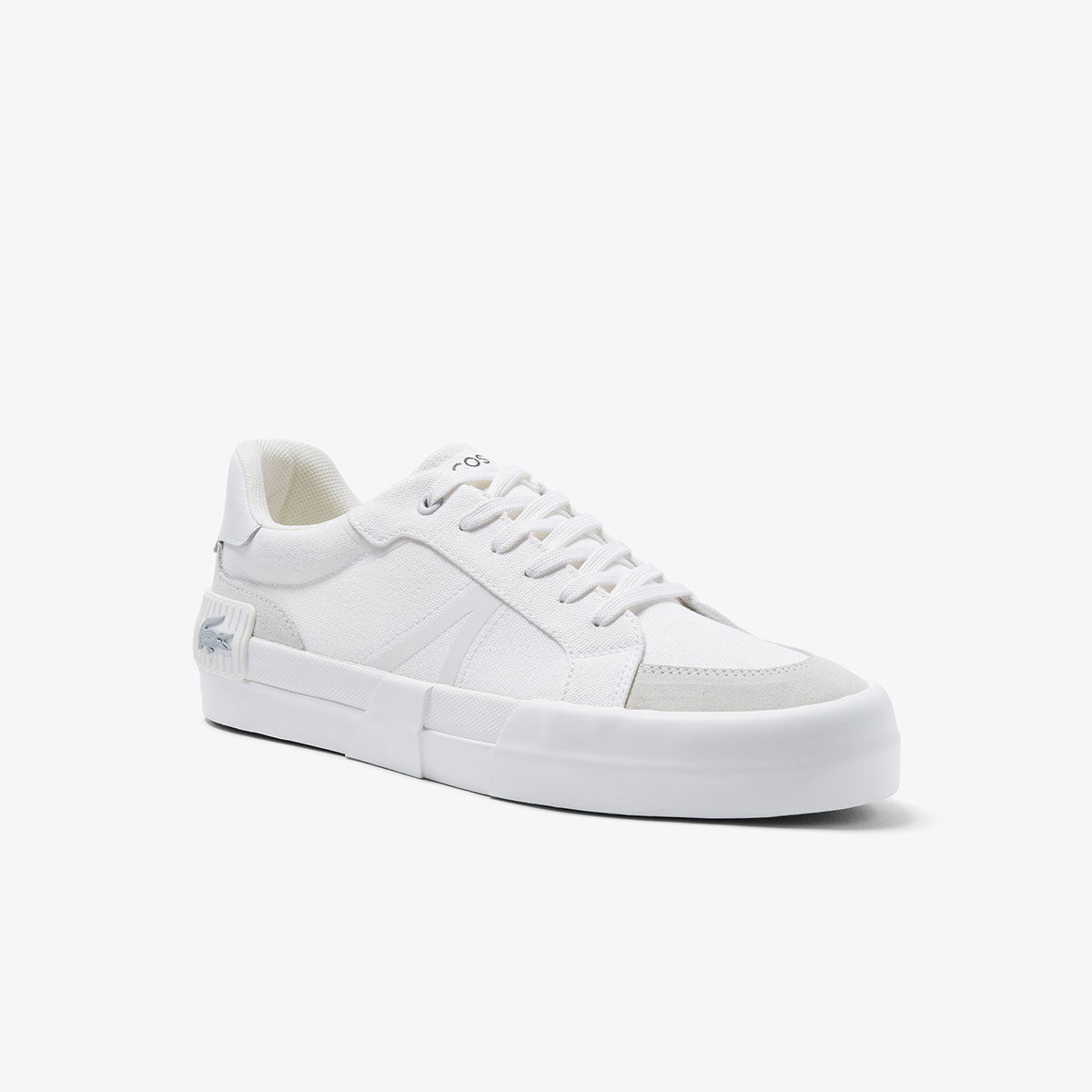 Lacoste L004 Canvas Trainers | LEVISONS