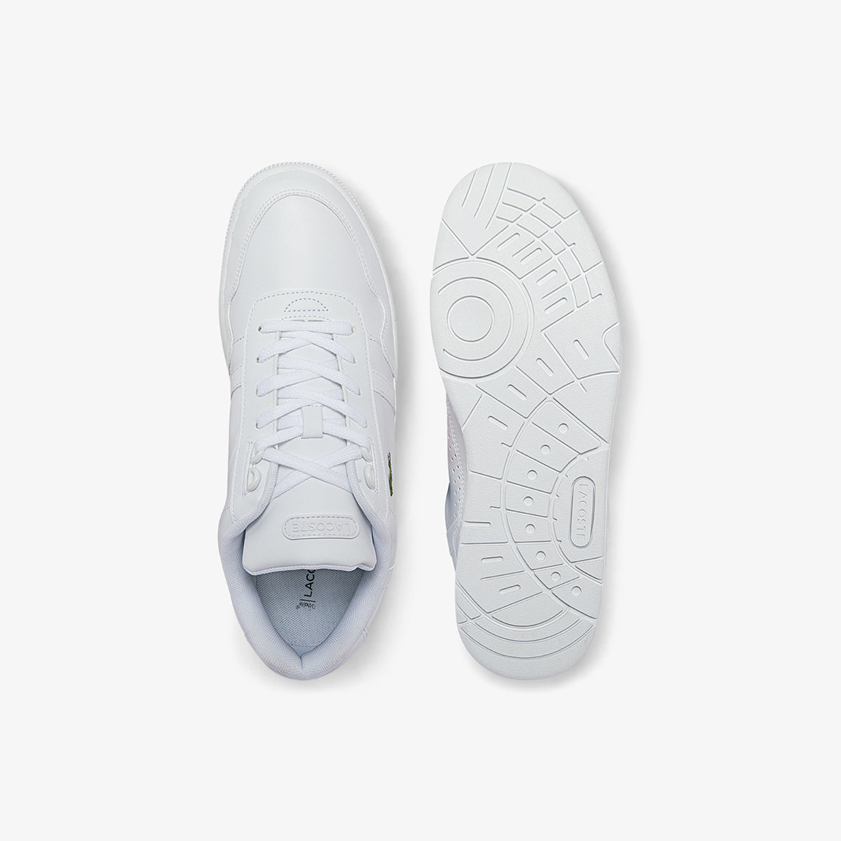 Lacoste T-Clip Leather And Synthetic Trainers | LEVISONS