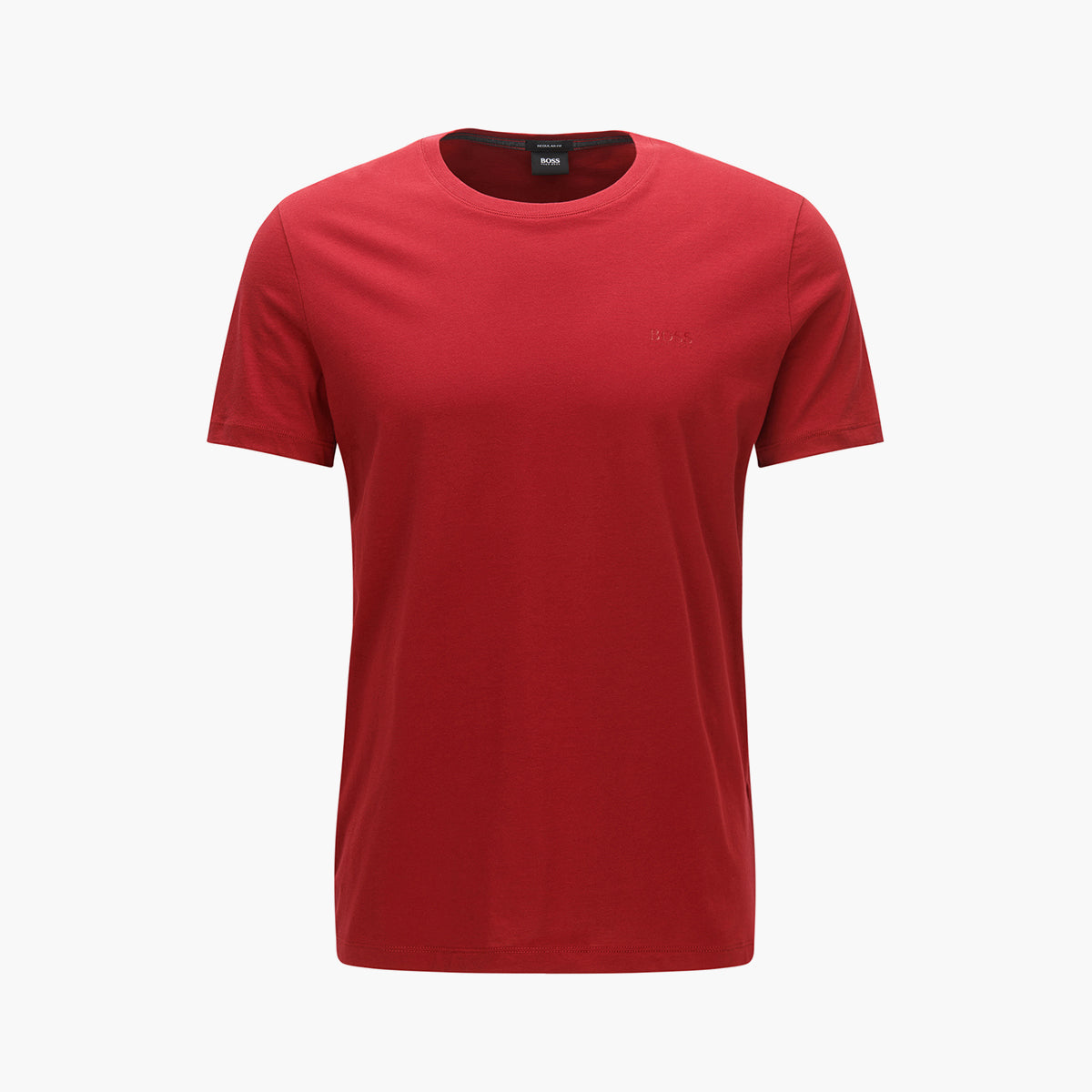 Boss Logo T-Shirt In Pure Cotton With Liquid Finishing | LEVISONS