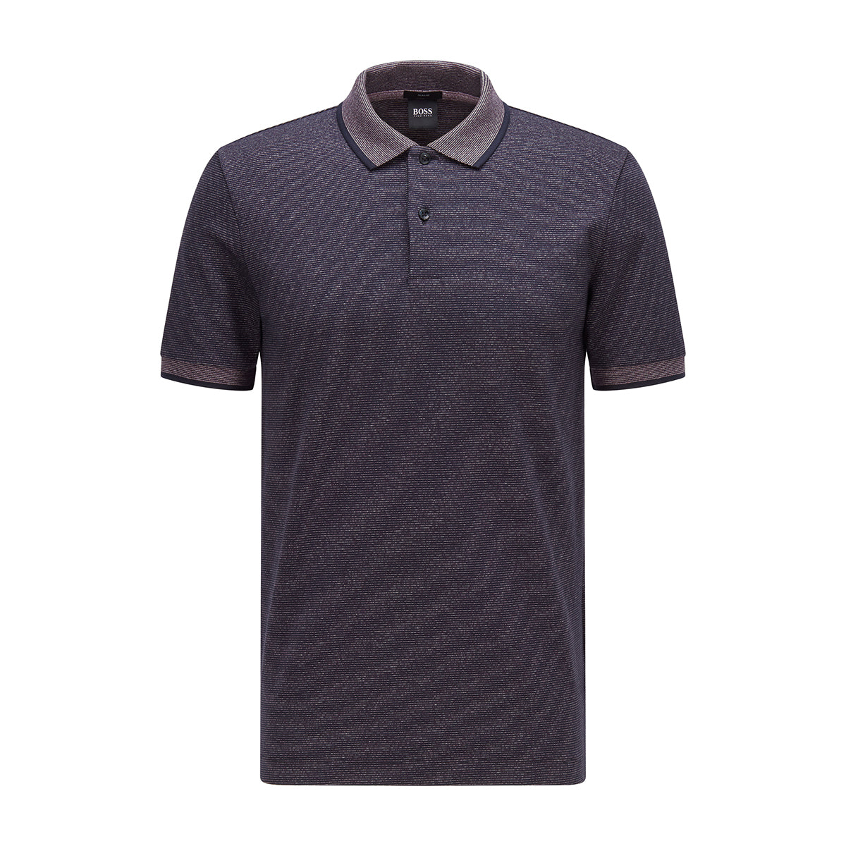 Boss Slim-Fit Polo Shirt In Moulin√© Organic Cotton | LEVISONS