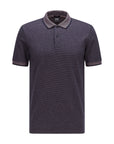 Boss Slim-Fit Polo Shirt In Moulin√© Organic Cotton | LEVISONS