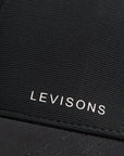 Levisons Monoblack Peak Cap | LEVISONS