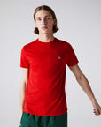 Lacoste Crew Neck Pima Cotton Jersey T-Shirt | LEVISONS